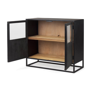Mercana Sloan Wood and Metal Accent Cabinet