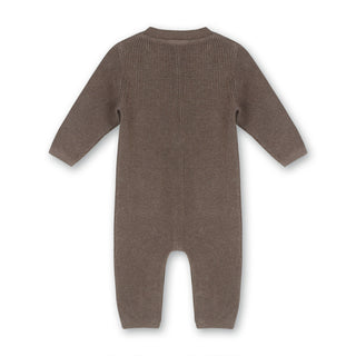 Viverano Pocket & Button Sweater Jumpsuit