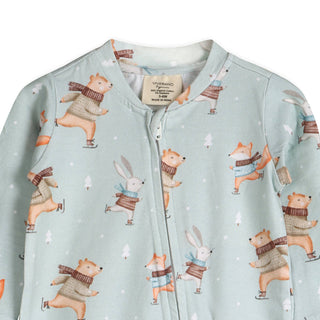 Viverano Ice Skaters Zippered Footie