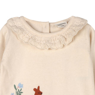 Viverano Baby Girl Woodland Embroidered Set