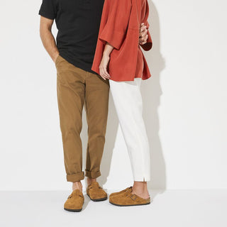 Birkenstock Boston Suede in Mink