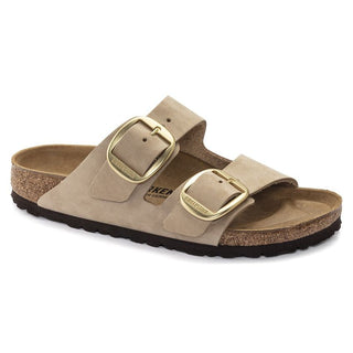 Birkenstock Arizona Big Buckle Nubuck in Sandcastle