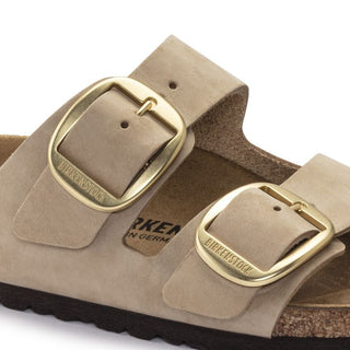 Birkenstock Arizona Big Buckle Nubuck in Sandcastle