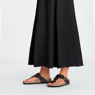 Birkenstock Gizeh Leather Flowers in Black