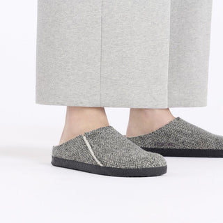Birkenstock Zermatt Wool Felt in Herringbone Gray