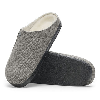 Birkenstock Zermatt Wool Felt in Herringbone Gray