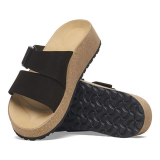 Birkenstock Almina Nubuck Leather in Black