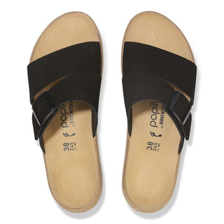 Birkenstock Almina Nubuck Leather in Black