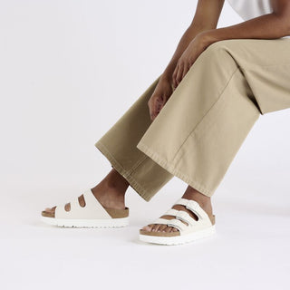 Birkenstock Florida Platform Vegan in Eggshell