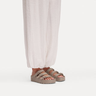 Birkenstock Florida Flex Platform EVA in Grey Taupe