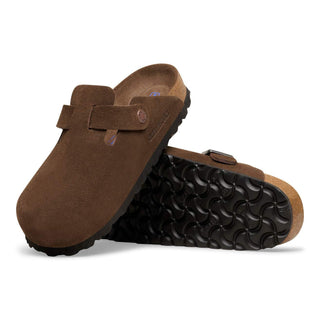 Birkenstock Boston Suede Soft Bed in Carafe