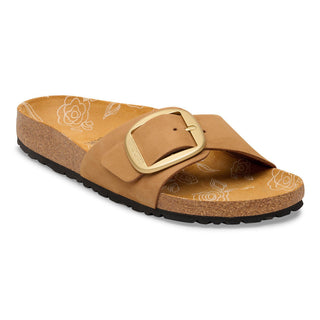 Birkenstock Madrid Big Buckle in Floral Pattern Mink