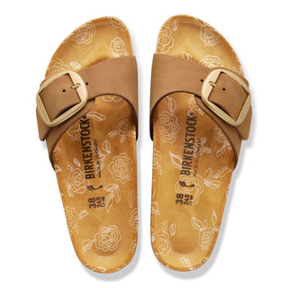 Birkenstock Madrid Big Buckle in Floral Pattern Mink