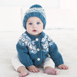 Huggalugs Fairisle Slate Blue Collection