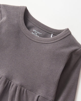 Little Bipsy Girls Long Sleeve Ribbed Dress