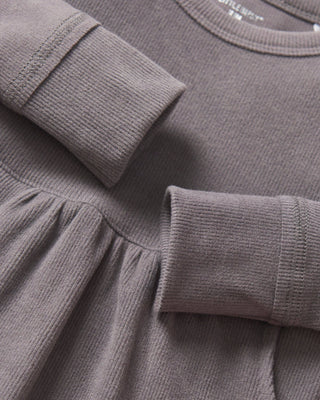 Little Bipsy Girls Long Sleeve Ribbed Dress