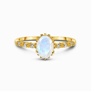 Moon Magic Yellow Gold Rings