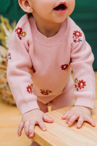 Viverano Floral Bouquet Pink Jumpsuit