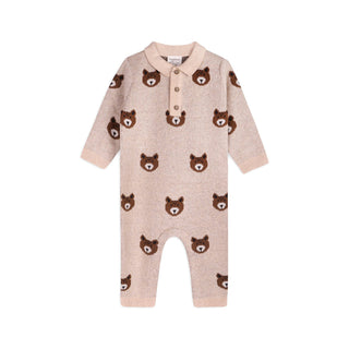 Viverano Baby Brown Bear Jumpsuit