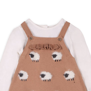 Viverano Baby Girl Sheep Dress Set