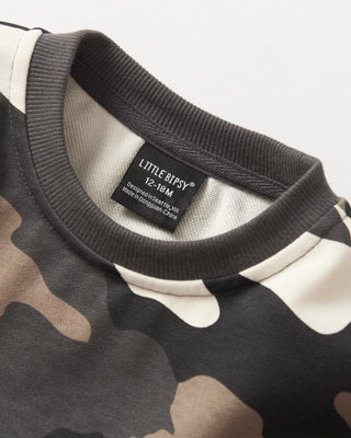 Little Bipsy Kids Camo Crewneck