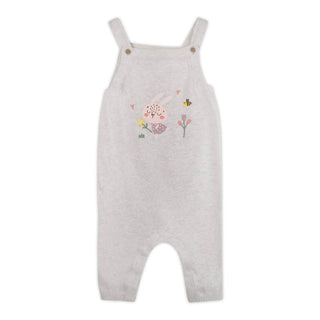 Viverano Bunny Embroidered Overall Set