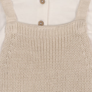Viverano Joy Embroidered Sweater Overall Set
