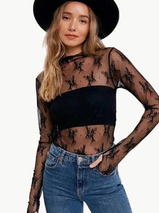 Ginny Floral Lace Top