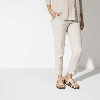 Birkenstock Mayari Birko Flor in Graceful Pearl White