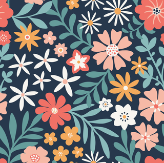 Bird and Bean Girls Maren Floral Pajamas