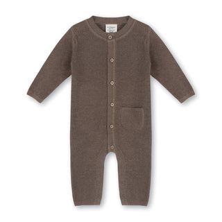 Viverano Pocket & Button Sweater Jumpsuit