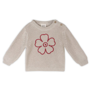 Viverano Hippie Flower Embroidered Sweater