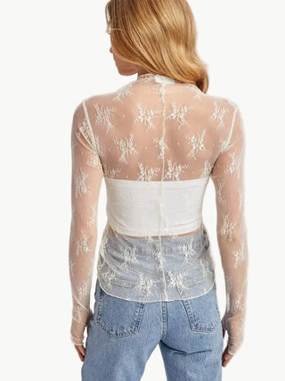 Ginny Floral Lace Top