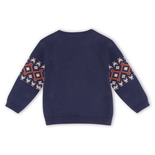 Viverano Fair Isle Raglan Sleeve Pullover Sweater