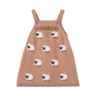 Viverano Baby Girl Sheep Dress Set