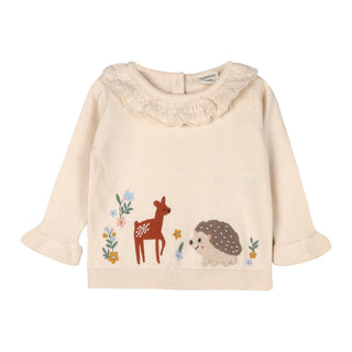 Viverano Baby Girl Woodland Embroidered Set