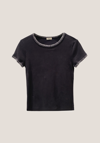 Dylan Brooks Blanket Stitch Tee