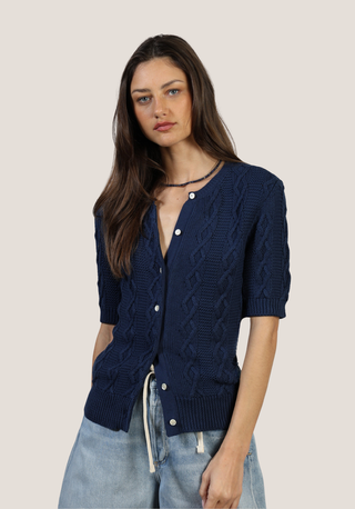 Dylan Cynthia Cable Knit Cardigan