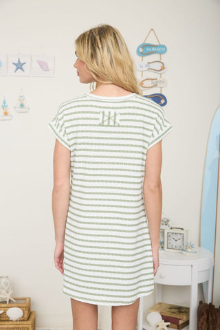 Candice Stripe T-Shirt Dress