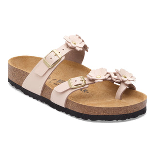 Birkenstock Mayari Leather Flower in Light Rose