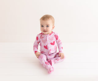 Posh Peanut Baby Daisy Love Onesie
