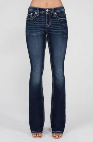 Miss Me Maci Dream Catcher Mid Rise Boot Cut