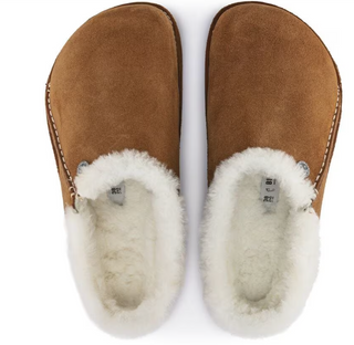 Birkenstock Zermatt Premium Suede Shearling in Mink