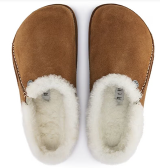Birkenstock Zermatt Premium Suede Shearling in Mink