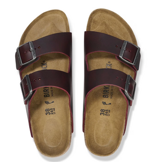 Birkenstock Arizona Oiled Leather in Zinfandel