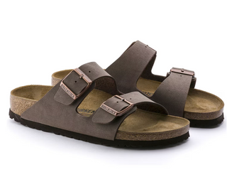 Birkenstock Arizona Birkibuc in Mocha