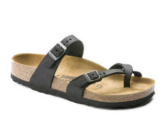 Birkenstock Mayari Oiled Leather in Black