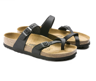 Birkenstock Mayari Oiled Leather in Black