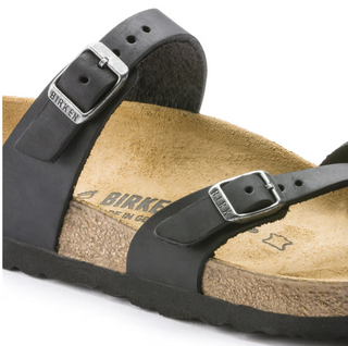Birkenstock Mayari Oiled Leather in Black