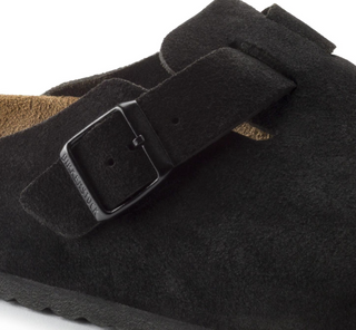 Birkenstock Boston Suede in Black